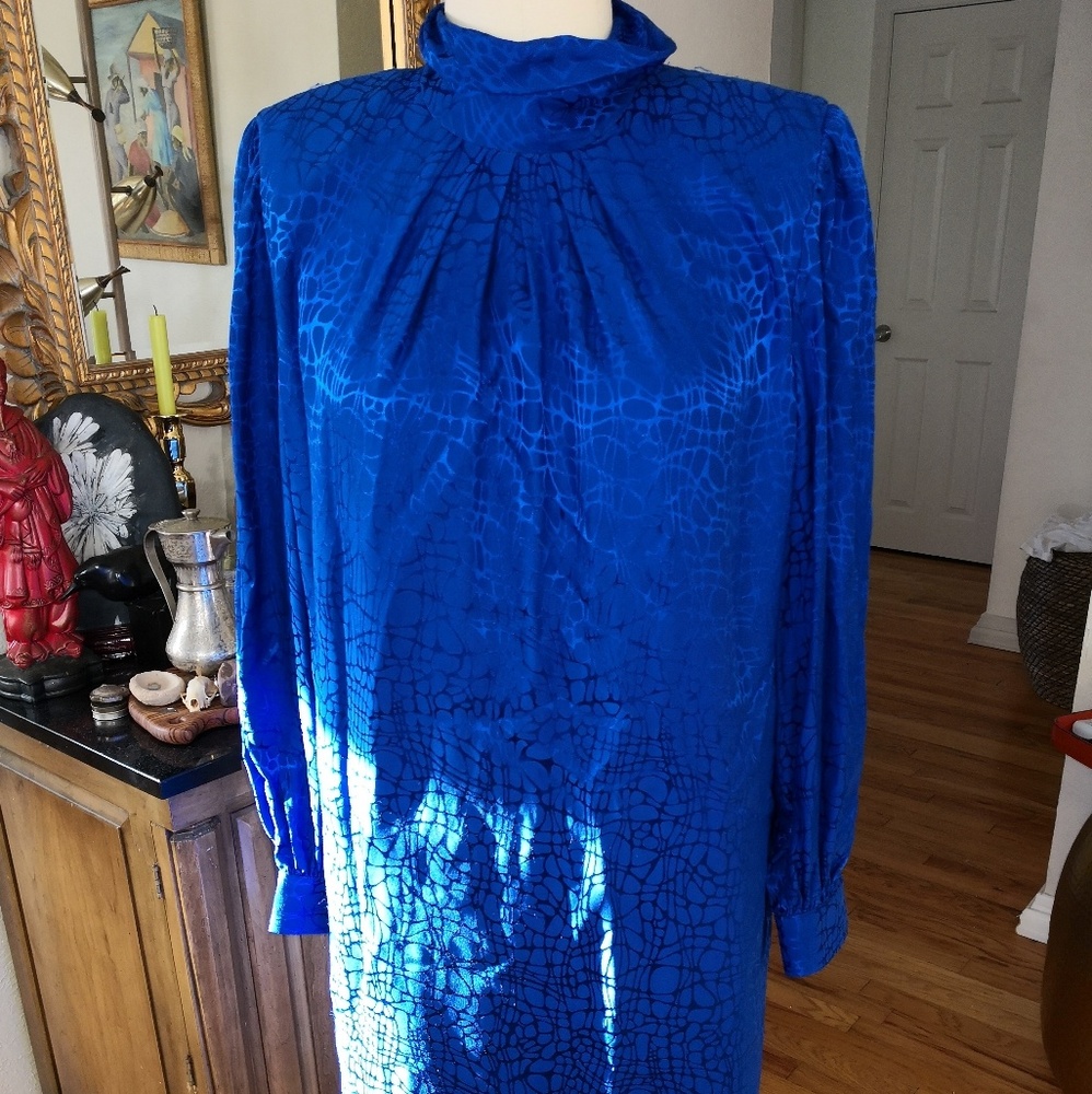 Vintage Silk Cocktail Dress